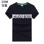 boss t-shirt collar b339 blue